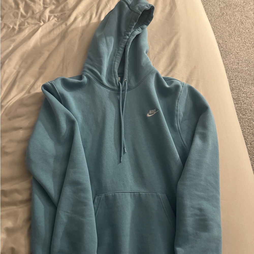 Nike Men's Light Blue Hoodie